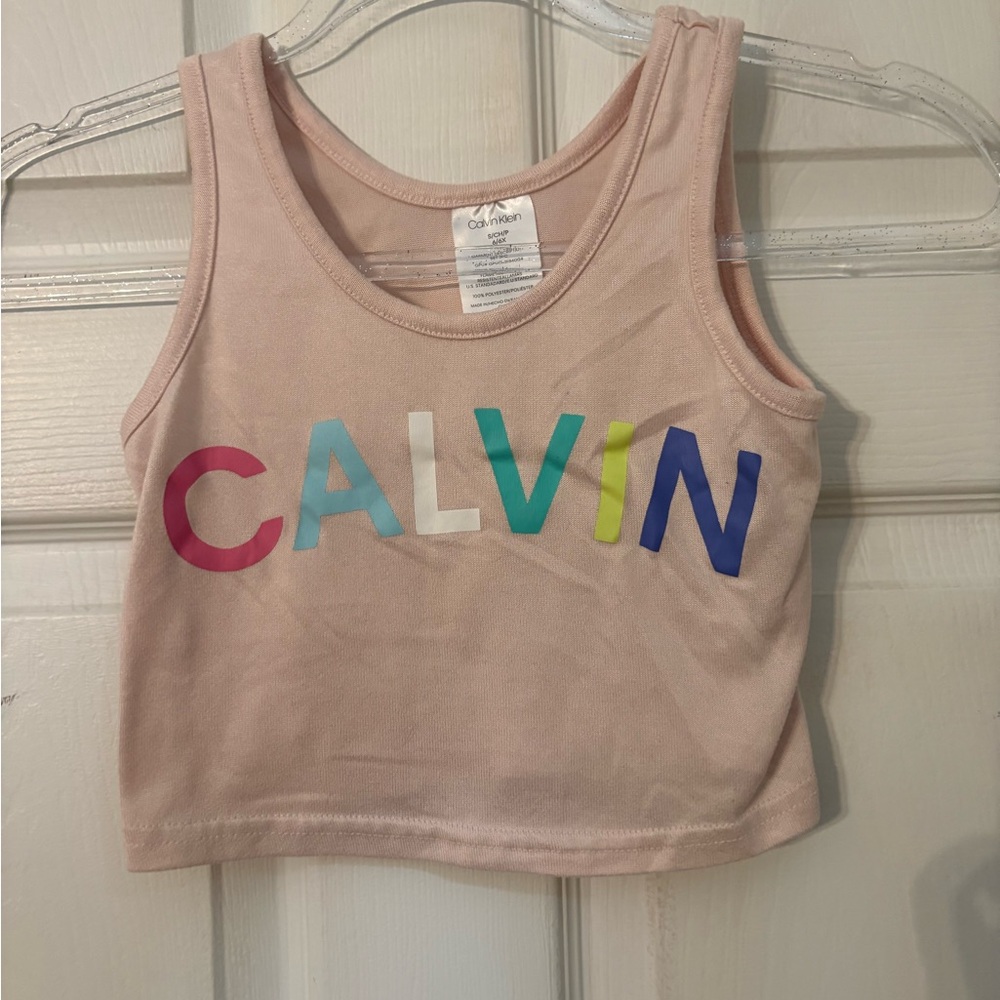 Calvin Klein Kids Tank Top with Colorful Logo